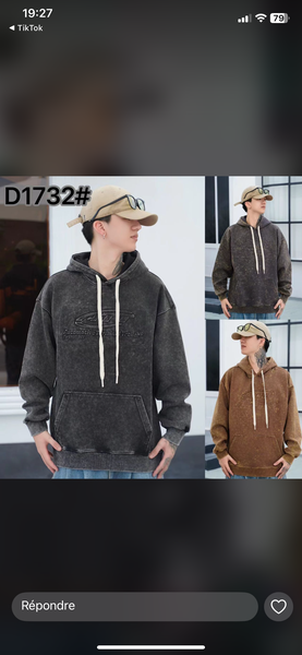 Sweat à capuche tendance