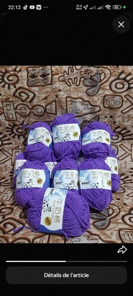 Lol de 10 laine coton