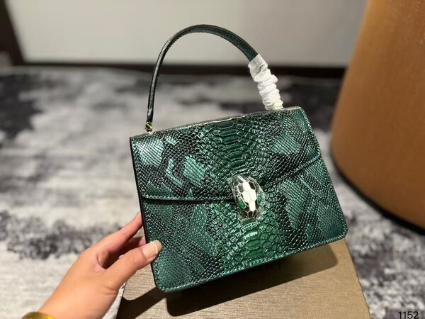 Sac en cuir serpent luxe