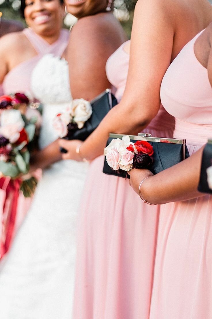 Bridesmaids clutches