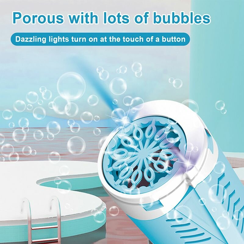 Pistolet à bulles lumineux