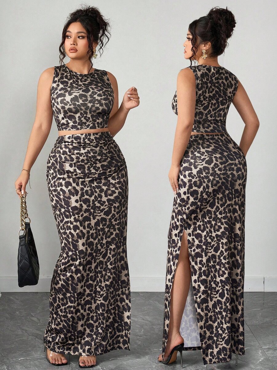 Tenue Léopard Femme Élégante