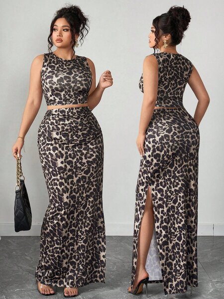 Tenue Léopard Femme Élégante