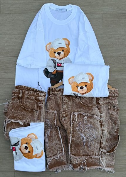 Ensemble t-shirt et short tendance