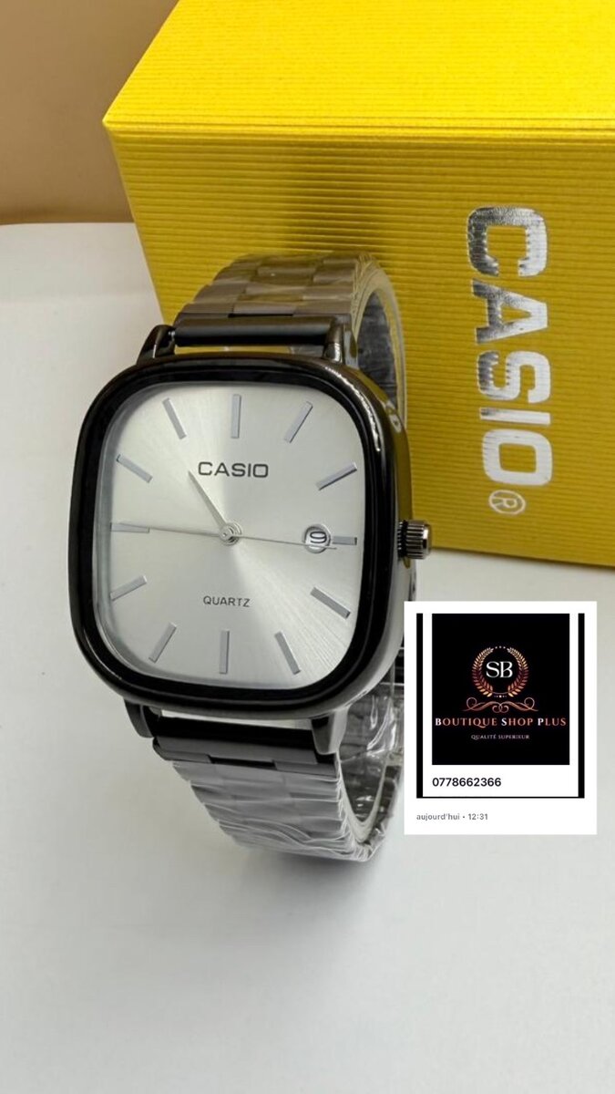 Montre Casio Quartz Élégante
