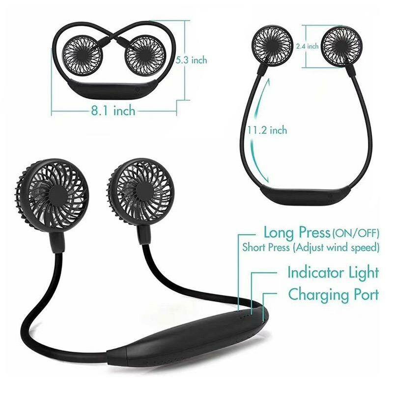 Mini ventilateur de cou