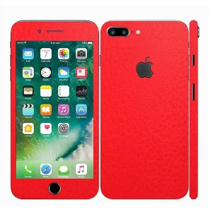 IPHONE 7 PLUS Red Common Leather Texture Mobile Skin