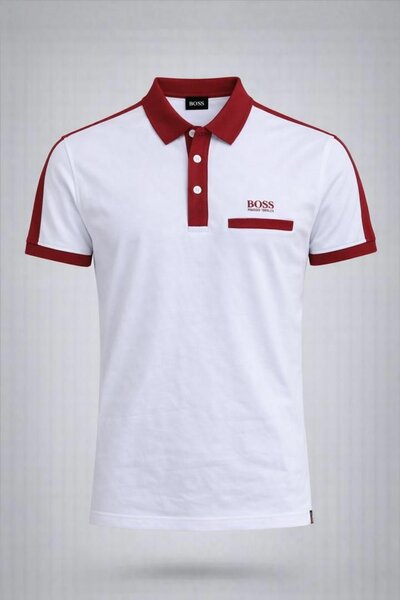 Polo BOSS Homme Blanc