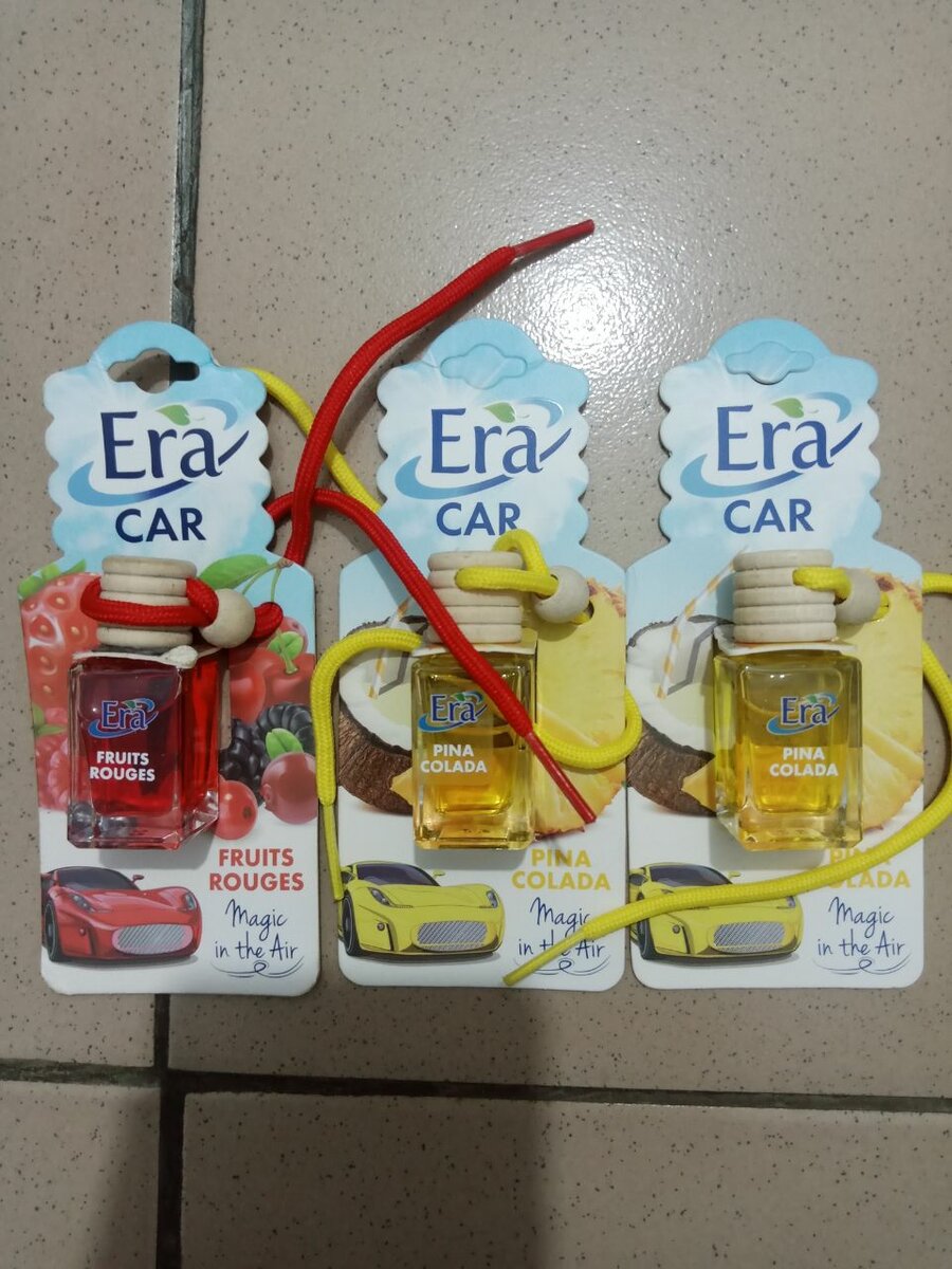 3 Parfums de voiture Era Car