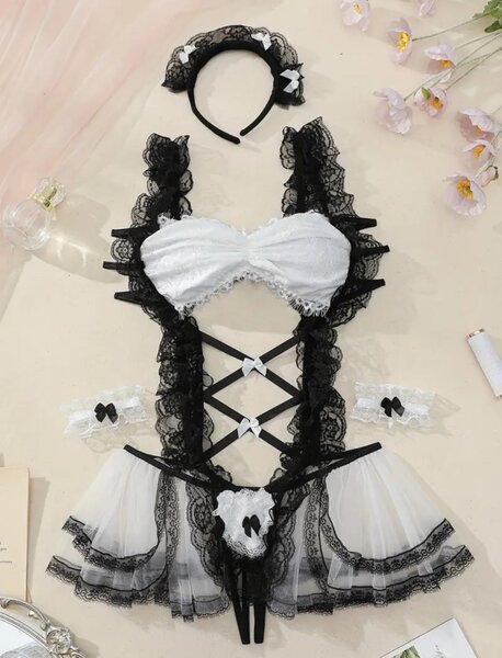 Cosplay Costume, Bow Knot Lace