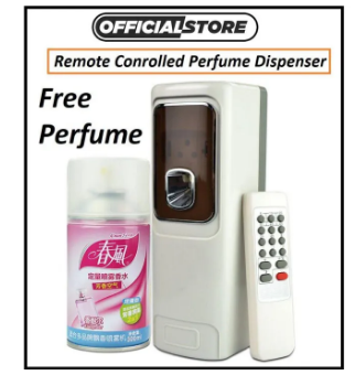 FREE PERFUME Remote Control LED Automatic Air Freshener Dispenser Wall Device Machine for Home Bathroom Living Room Kitchen Office