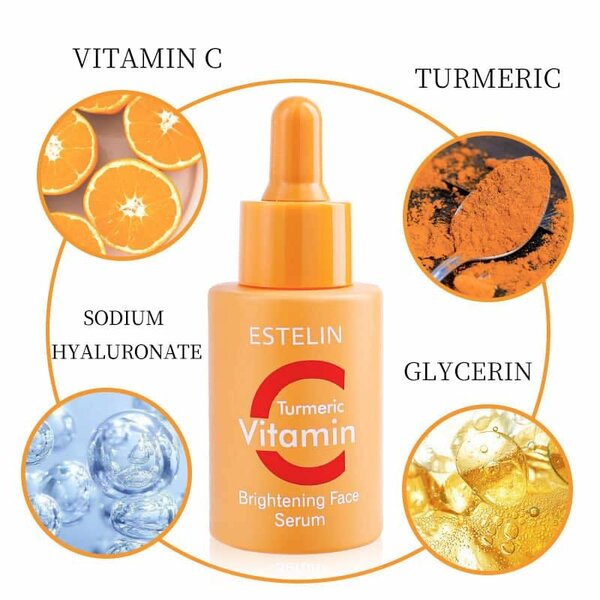Esteline Tumeric and Vitamin C Face Serum