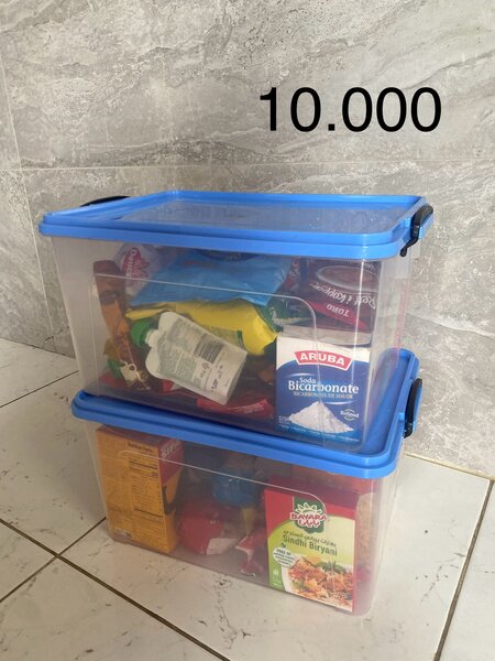 Clear Storage Containers Set