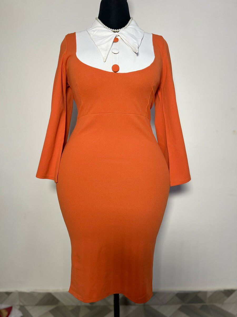 Orange dress
