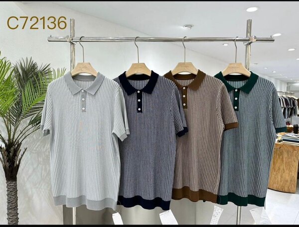 Polos rayés élégants pour hommes