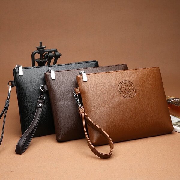 Classic men purse 100% leather material