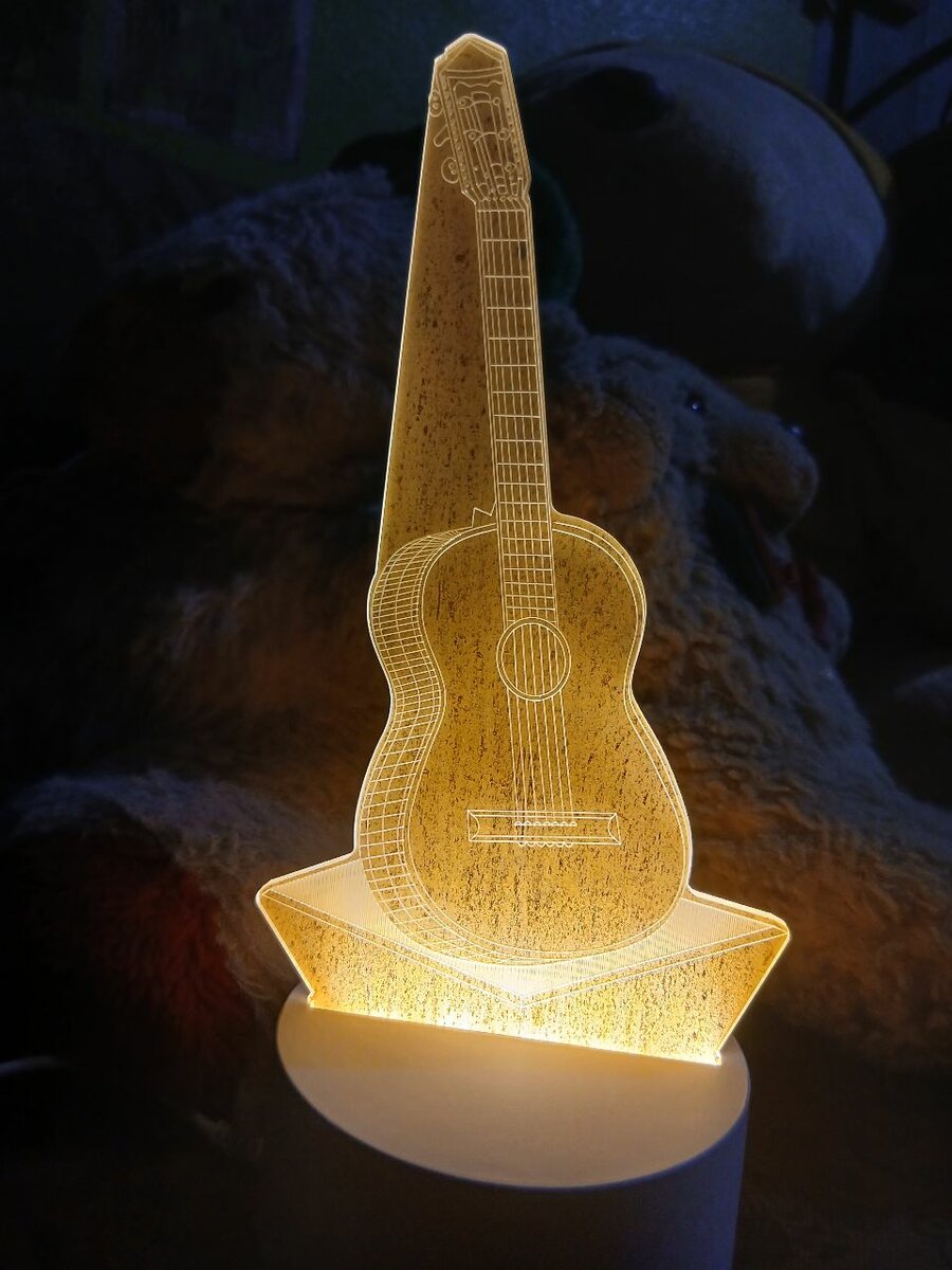 Lampe LED 3D décorative