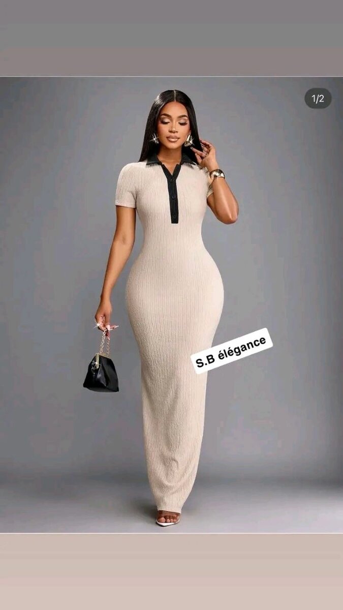 Robe Maxi Élégante Femme