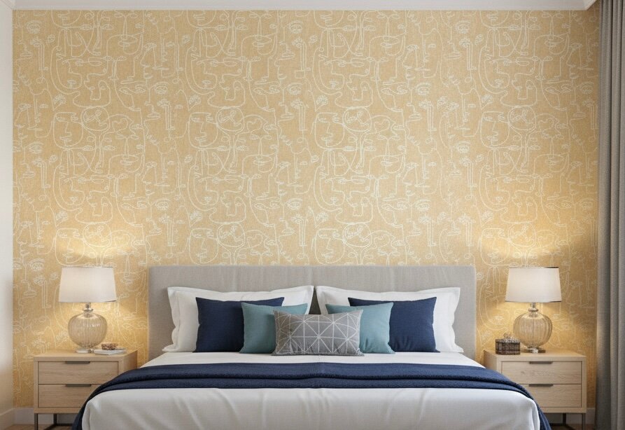 Papier peint moderne abstrait