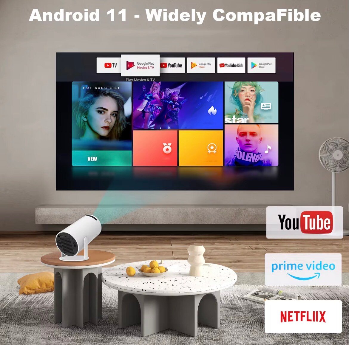 Projecteur Android 11