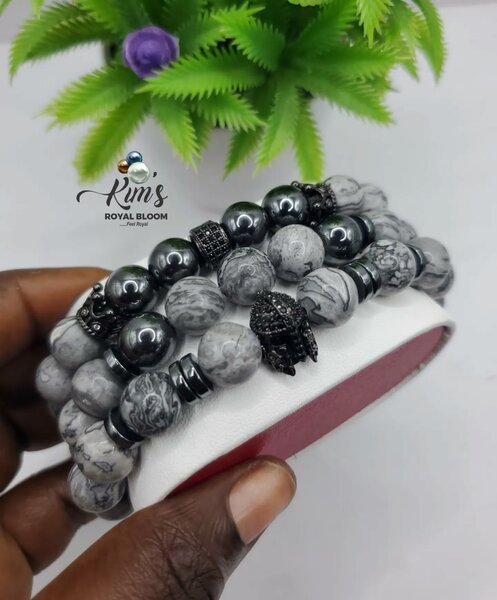 CRYSTAL CLEAR beaded bracelets