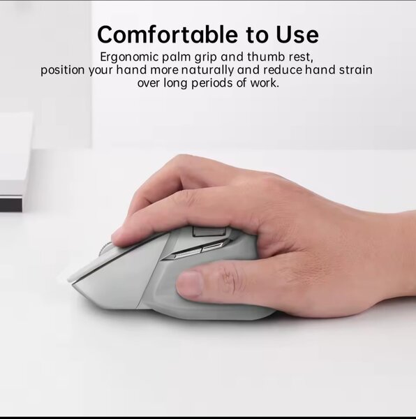 Souris sans fil ergonomique 4 appareils