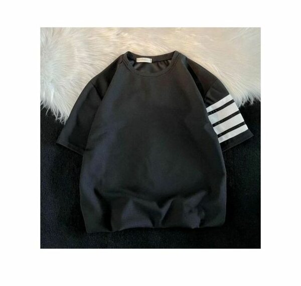 T-shirt casual avec rayures