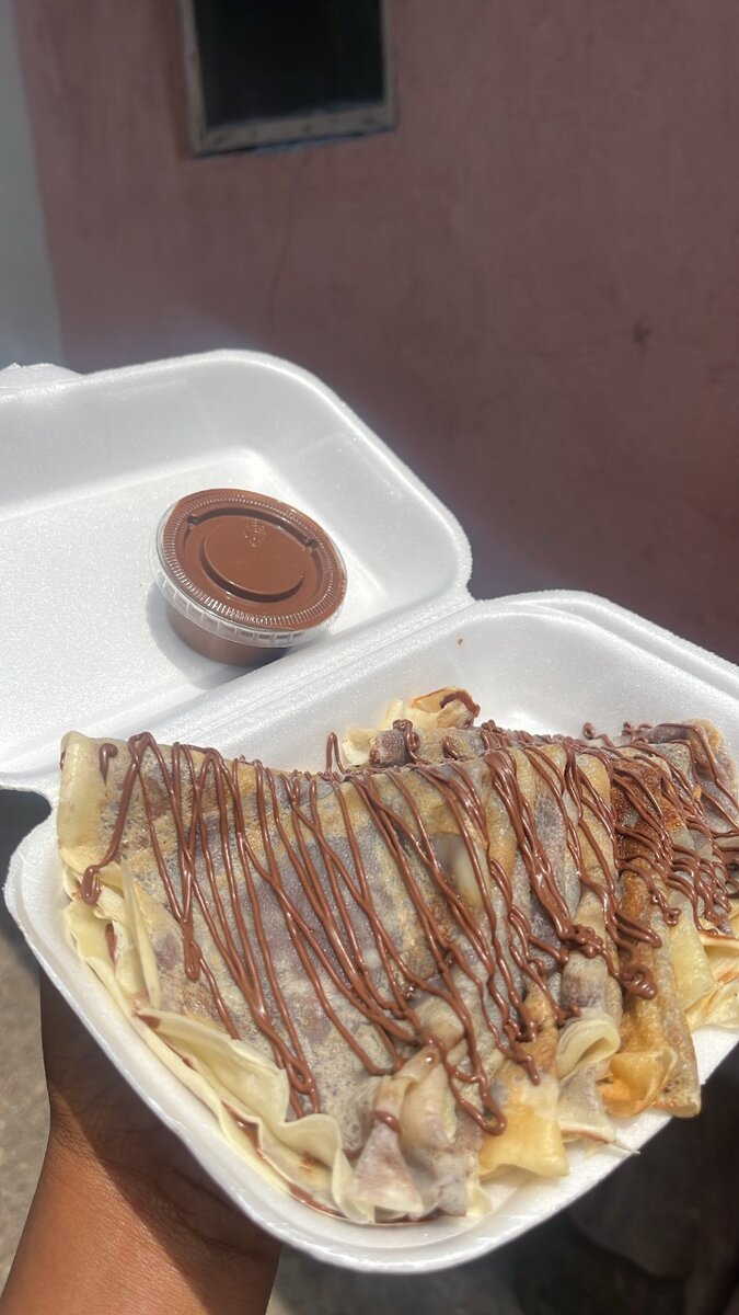 Crêpes au nutella + supplément