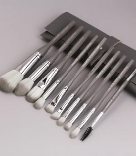 MAANGE Pro 10 Pcs Makeup Brush Set With Bag Powder Foundation Eyeshadow Lip Eyeliner Blush Blending Face Makeup Brushes tools