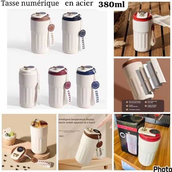 Tasse Thermos Numérique 380ml