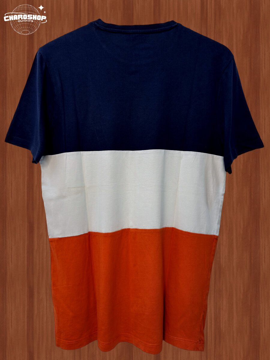 T-shirt tricolore unisexe