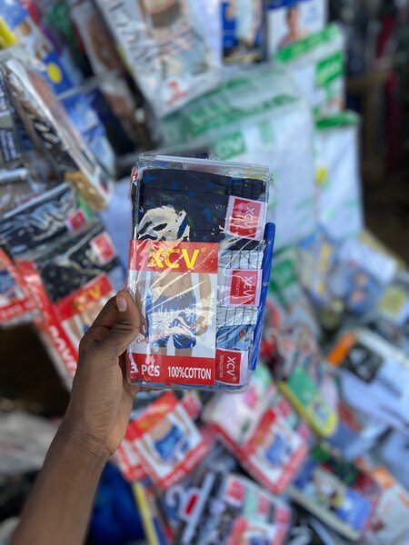 Boxers en coton 3 pièces