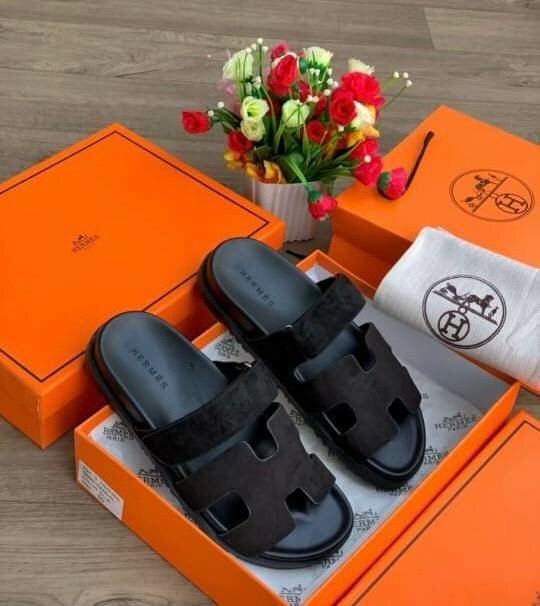 Hermes Leather Slides/Sandals/Slippers  for women