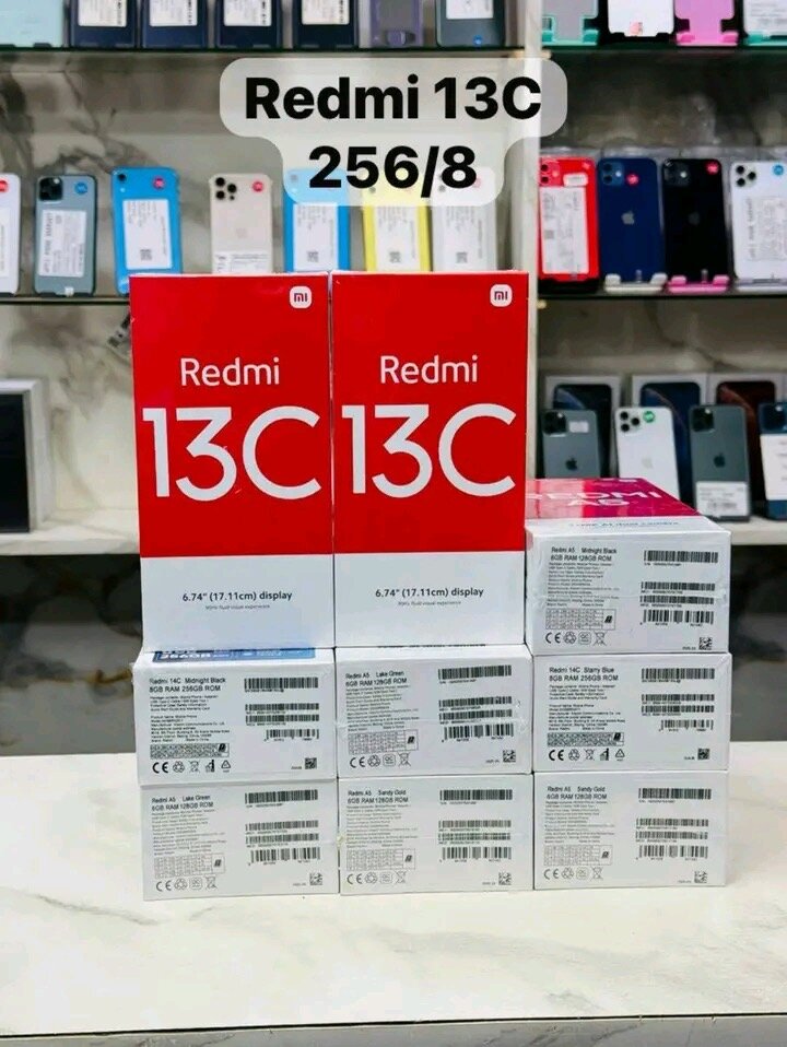 Smartphone Redmi 13C 256GB
