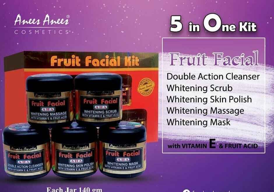 5 in 1 fruit facial kit