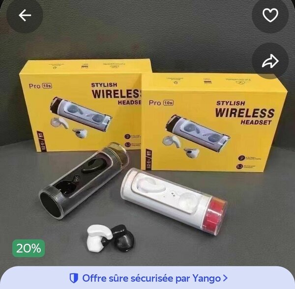 Écouteurs Sans Fil Pro 10s