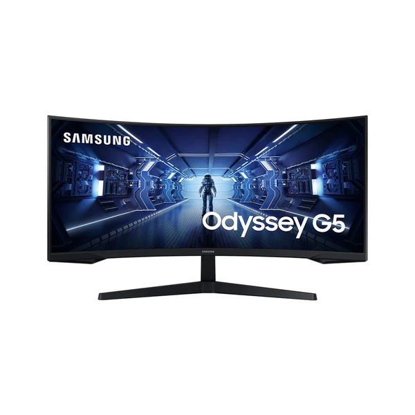 SAMSUNG 34-Inch Odyssey G5 Ultra-Wide Gaming Monitor with 1OOOR Curved Screen, Black