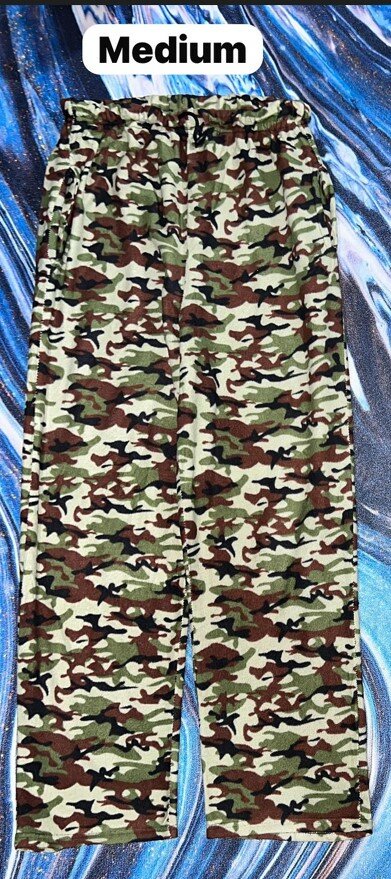 Women's cozy camouflage pajama pants