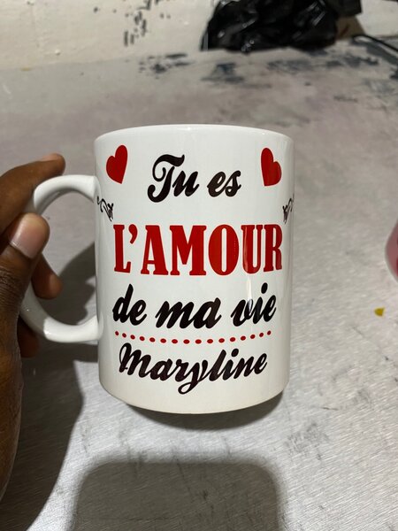 Tasse simple personnalisée