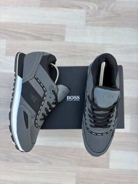 Baskets Homme Boss Gris