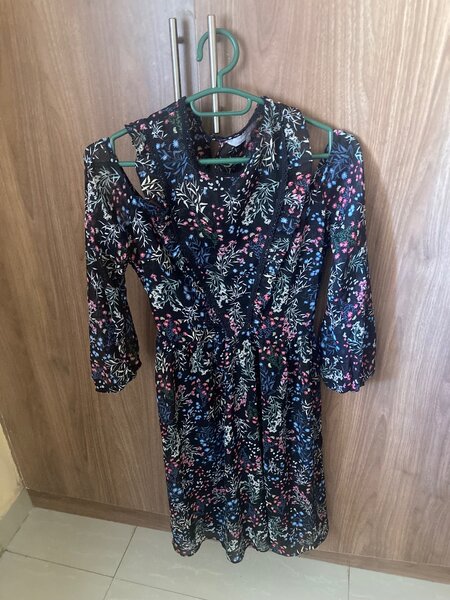 Short Black Multi Dress