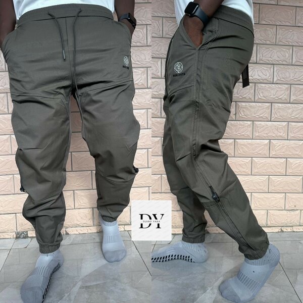 Pantalon cargo homme kaki