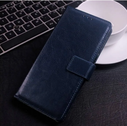 Vivo_Y22 Case, Premium PU Leather Magnetic Shockproof Book Stand Folio Flip Wallet Case Cover with Card Holder