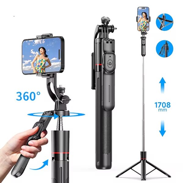 Trépied Selfie Stick 360°