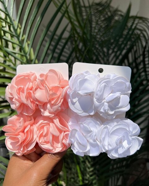 Boucles d'oreilles fleuries