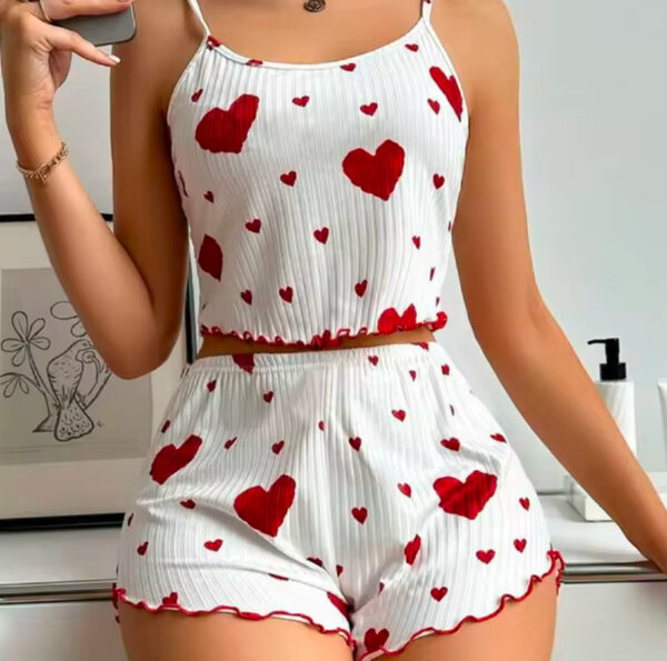 Ensemble Pyjama Femme Cœur