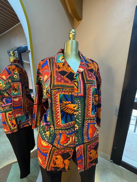 Chemise vintage imprimée