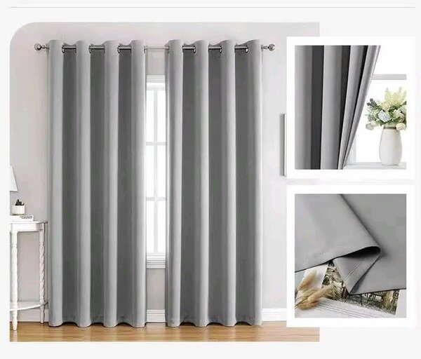 Rideaux Occultants Gris Élégants