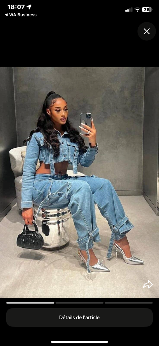 Ensemble en jean tendance