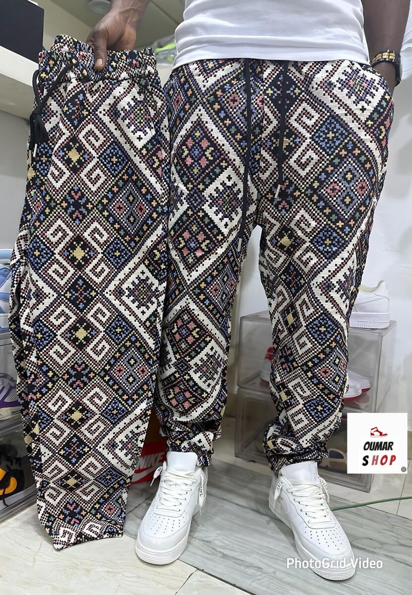 Pantalons Ethniques à Motifs